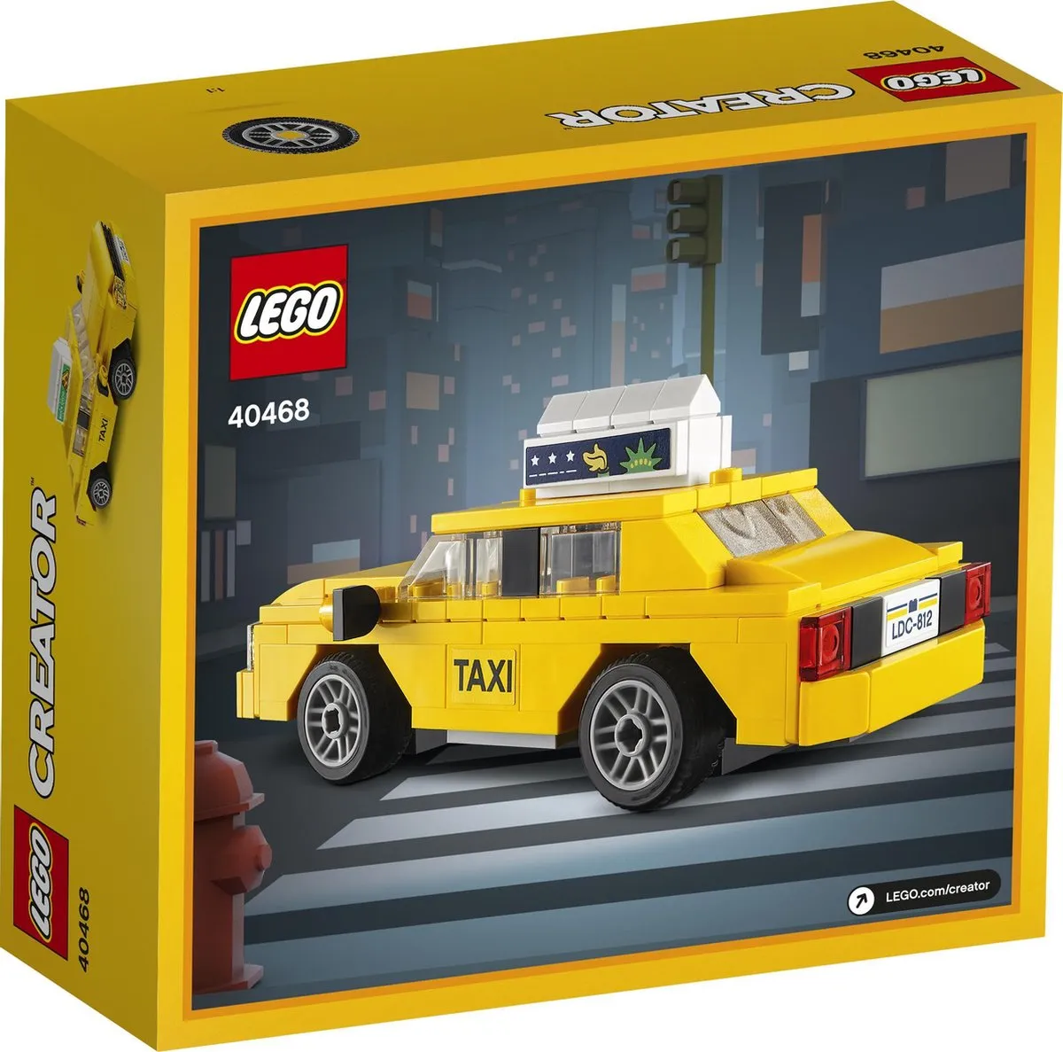 LEGO Creator Gele Taxi 40468 - 124 Stukken