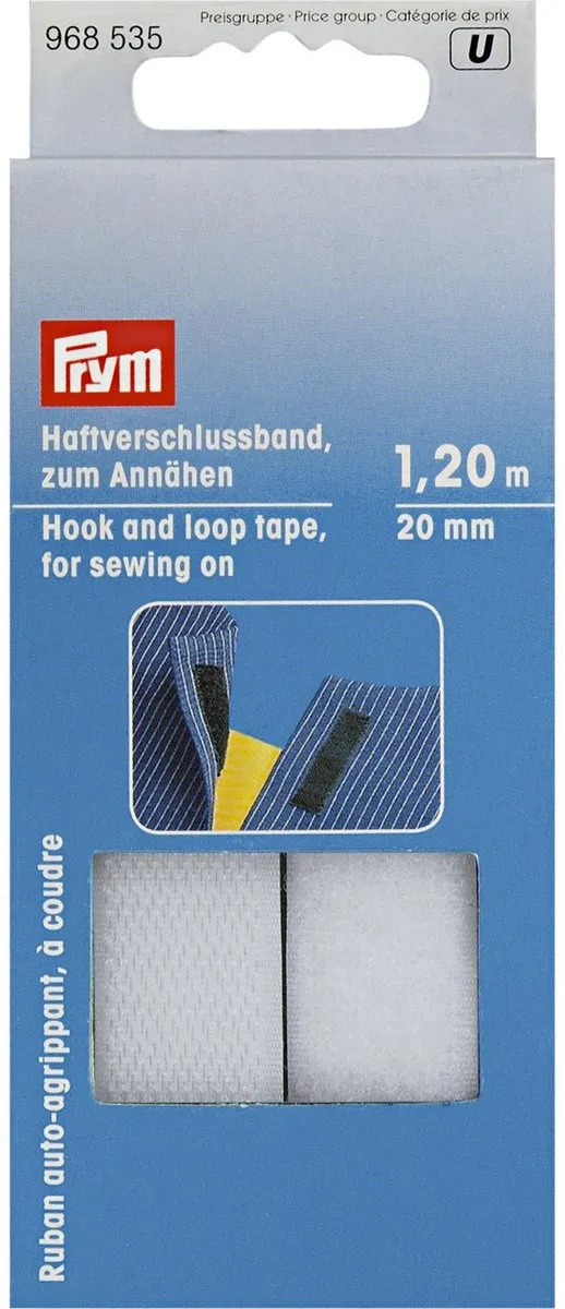 Prym Klittenband 20mm Wit