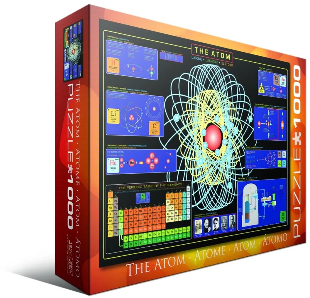 Eurographics Puzzel De Atoom 1000 Stuks - Meerkleurig