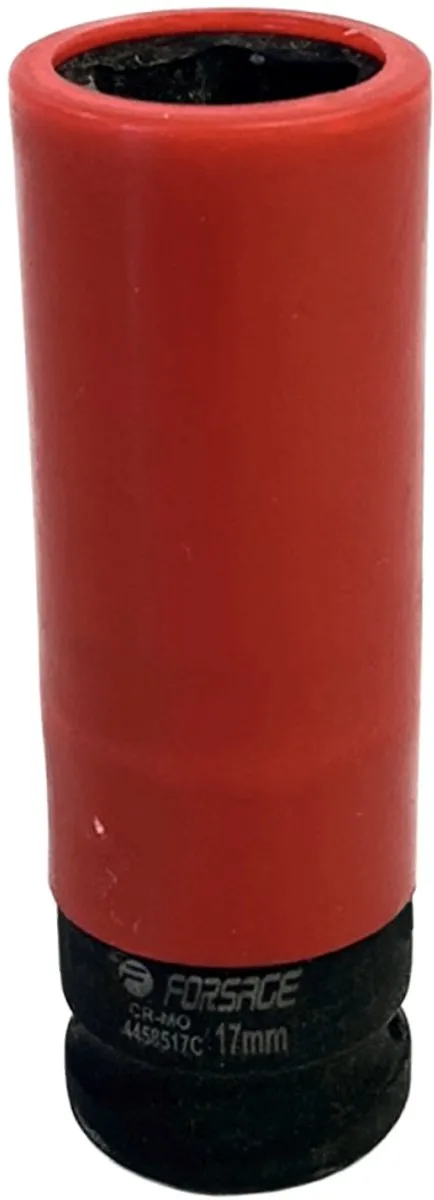 Forsage F-4458517C Stootdop voor velgen 17mm - Zwart/Blauw