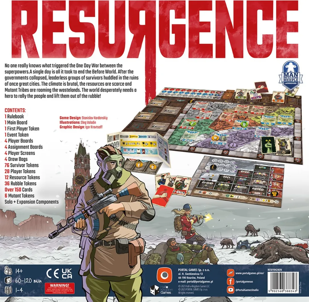 Portal Games Resurgence Bordspel POGRE88343 - 1-4 Spelers