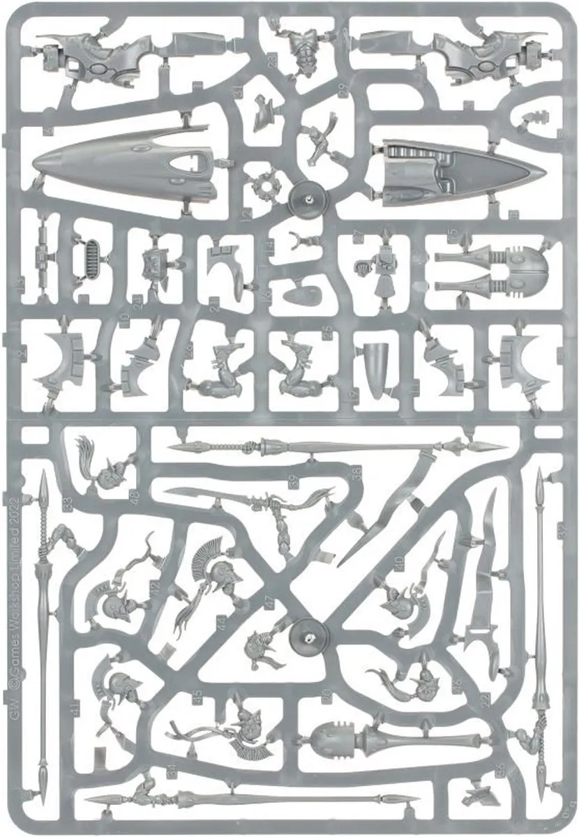 Games Workshop Warhammer 40.000 Aeldari Shining Spears 84-delig