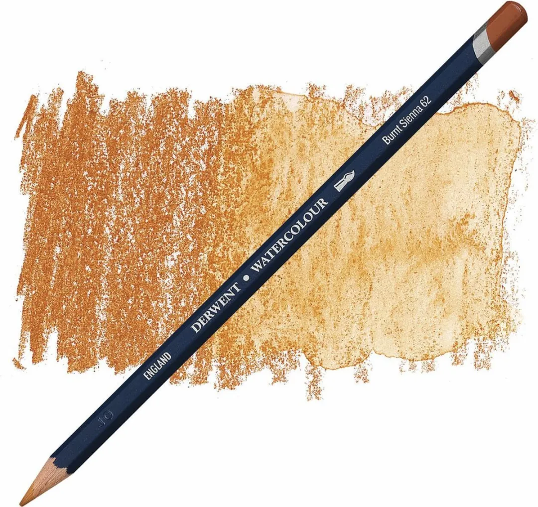 Derwent Watercolour Potlood Burnt Sienna 62