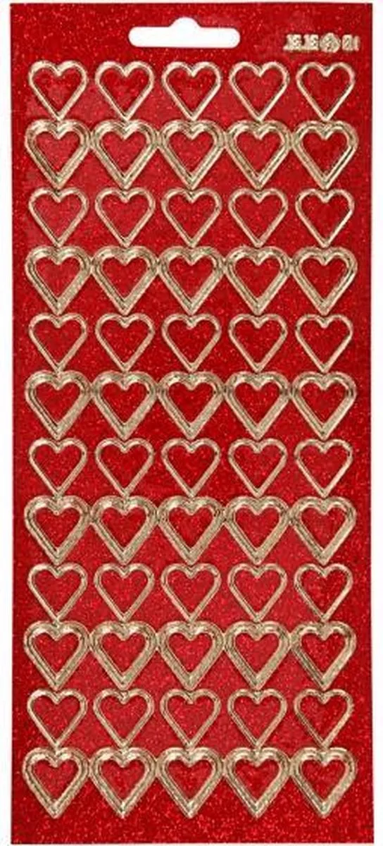 Creativ Company Goud Randen Design Stickers - 10x23cm