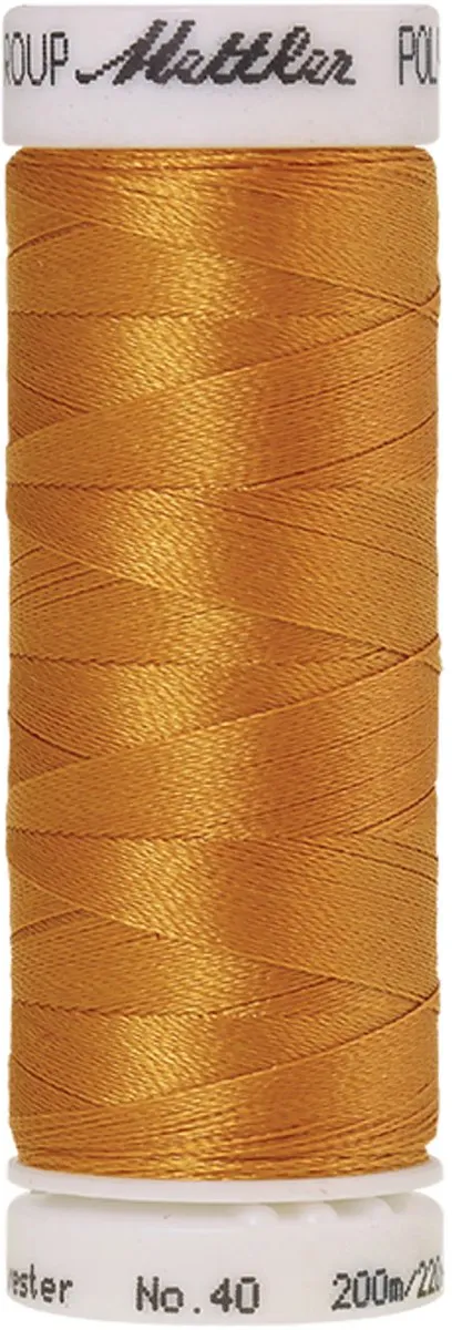 Amann Mettler Polysheen Borduurgaren Oranje 200m