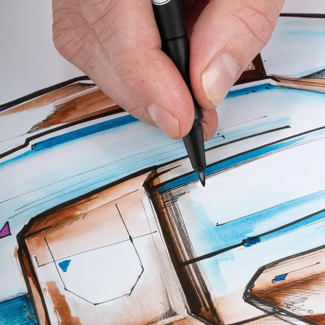 Molotow Blackliner Set 4 Stuks - Zwart