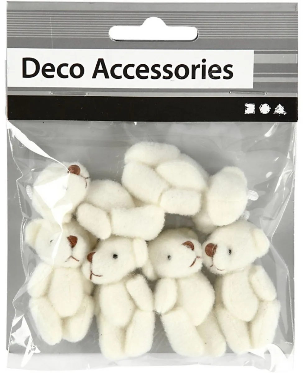 Creativ Company Teddyberen 6 Stuks