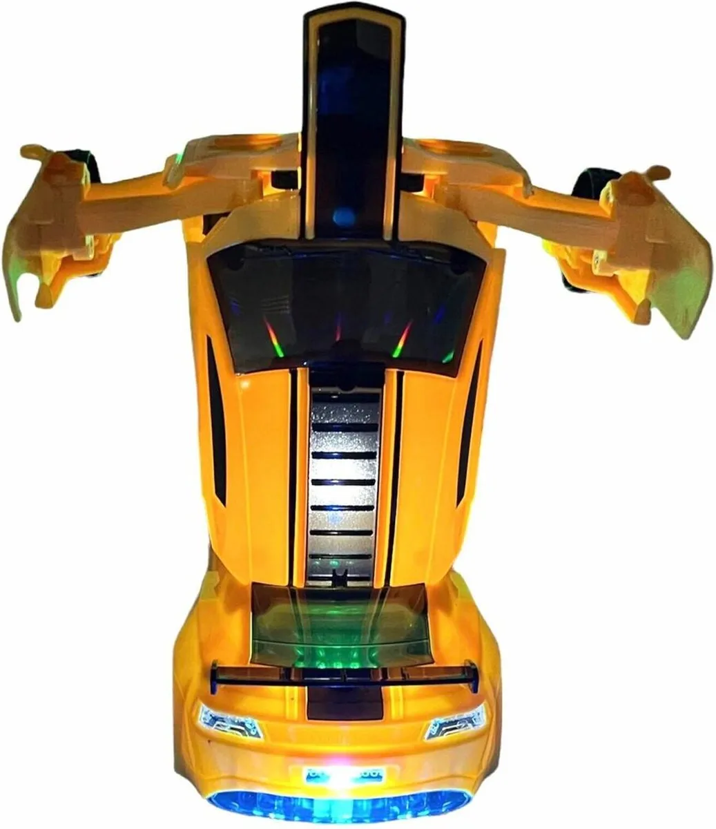 YJ Toys Robotauto 2-in-1 YJ388-22 - Geel
