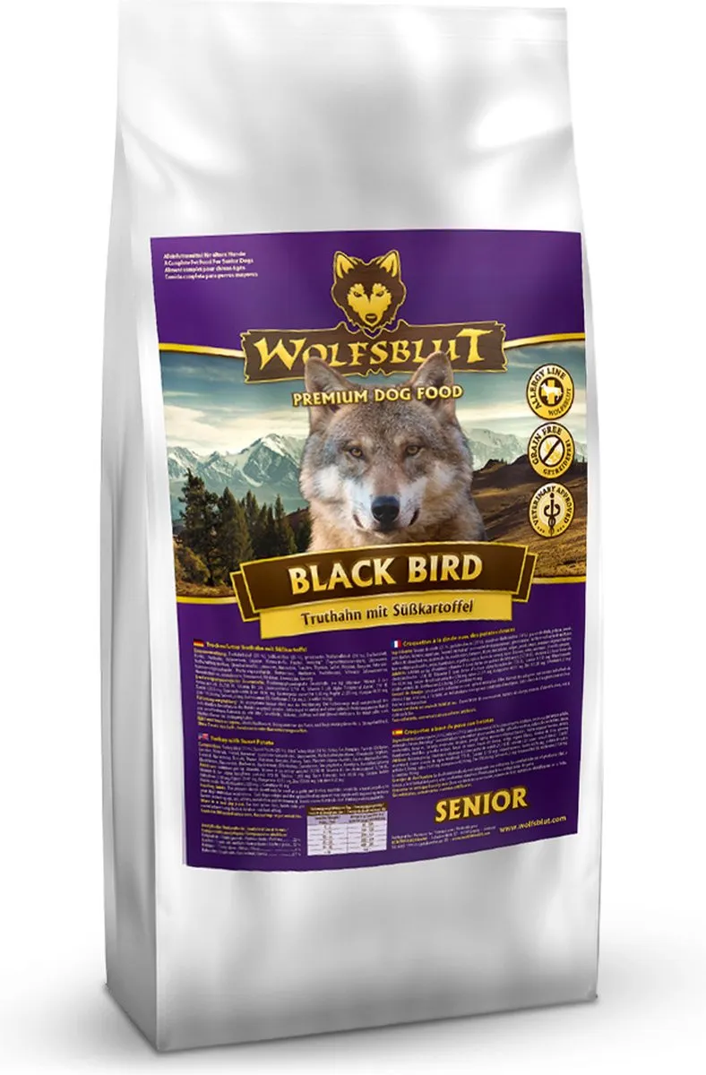 Wolfsblut Senior Black Bird Hondenvoer 2kg