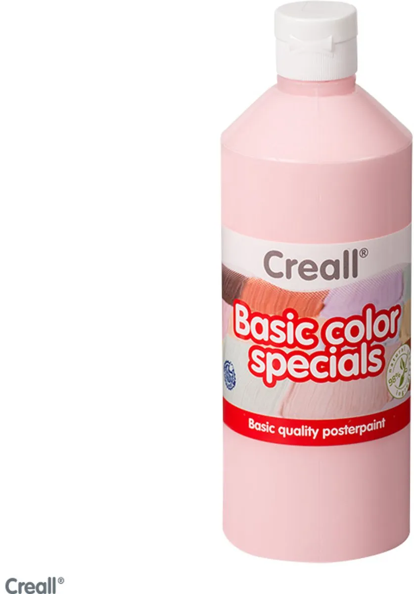 Creall Plakkaatverf Pastelrood 500ml