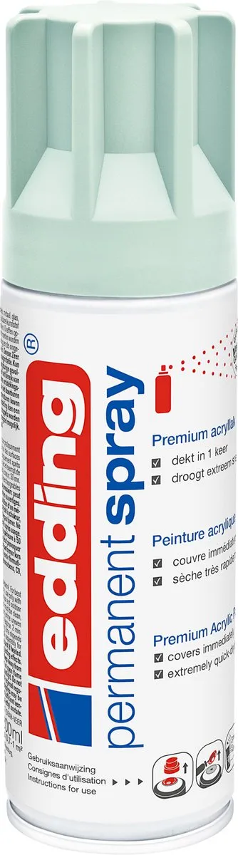 edding 5200 Mellow Mint Mat Spuitverf 200ml