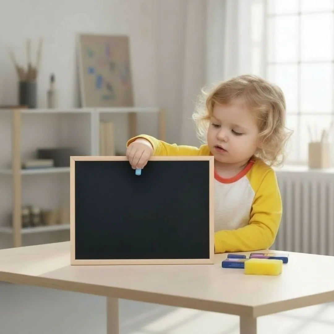 Eddy Toys Schoolbordset 14-delig - Zwart