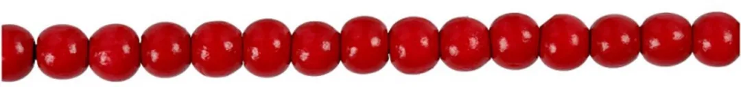 Creativ Company Houten kralen 5mm - Rood - 150 Stuks