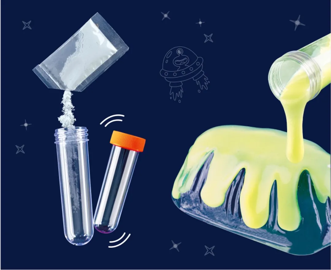 Kosmos Slime Galaxy Experimenteerset 617196 - Glitter & Galactisch Effect