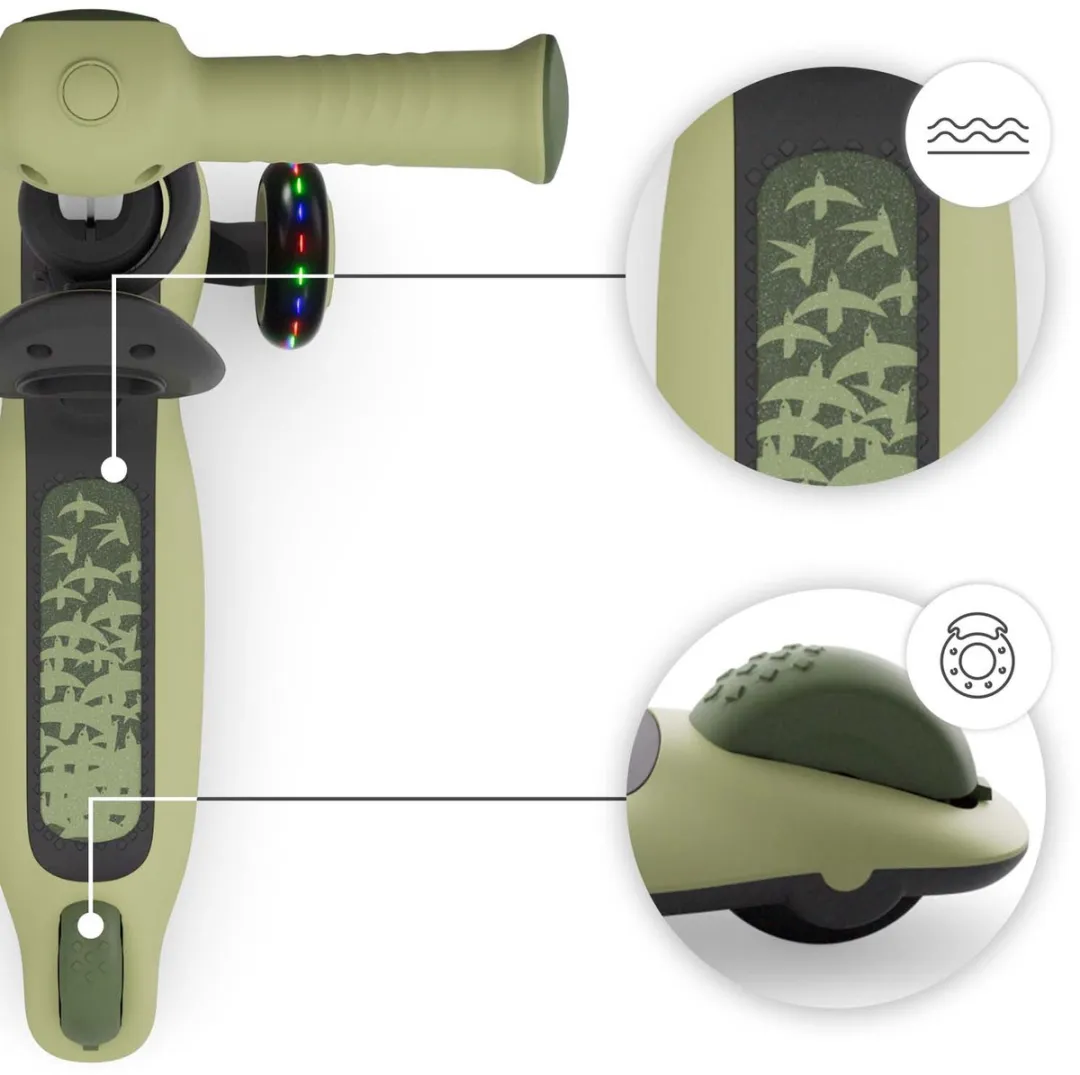 KinderKraft Halley 2 2-in-1 Loopfiets/Driewieler - 1-5 jaar - 50 kg - Groen