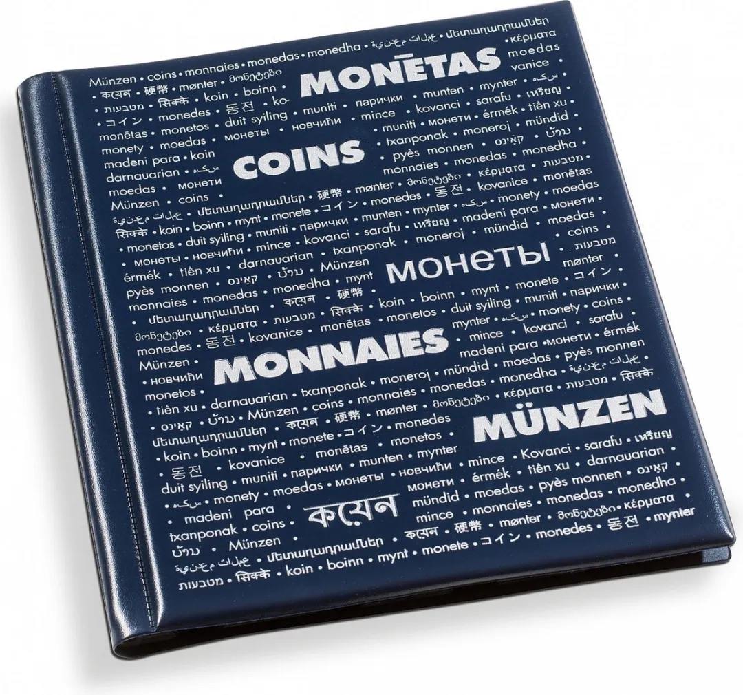 Leuchtturm Album 200 Munten - Blauw/Zilver
