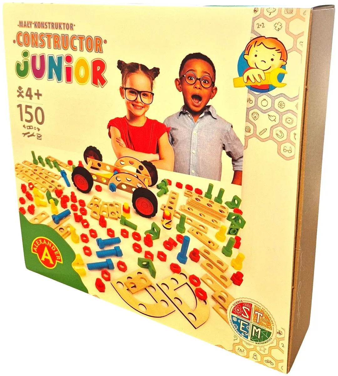 Alexander Toys Constructor Junior Bouwpakket - 2 Stuks - Multicolor
