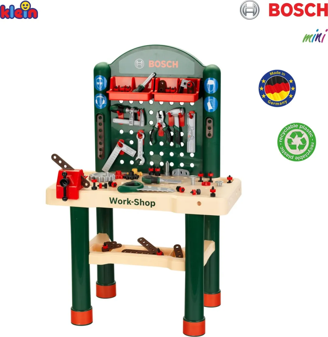 Klein Toys Bosch Mini Speelgoed Gereedschapsset 82-delig - Multicolor