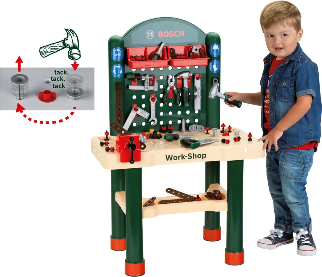 Klein Toys Bosch Mini Speelgoed Gereedschapsset 82-delig - Multicolor