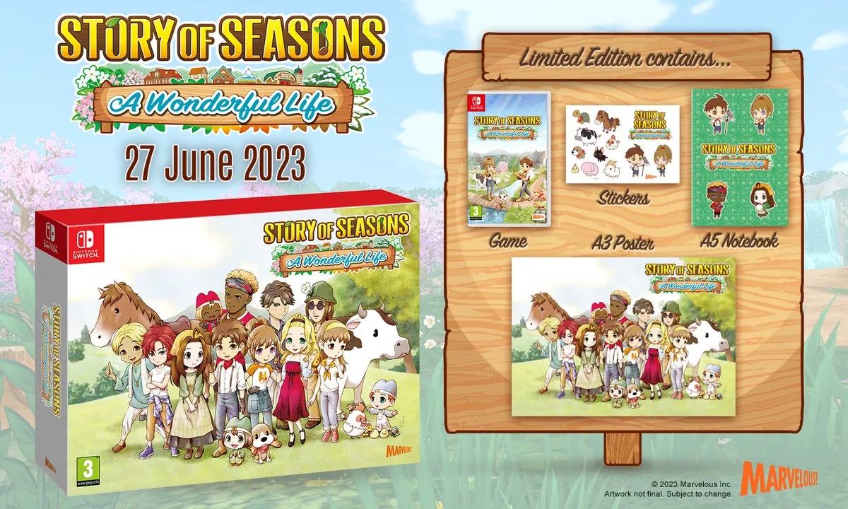 Mindscape Story of Seasons: A Wonderful Life Limited Edition - Nintendo Switch