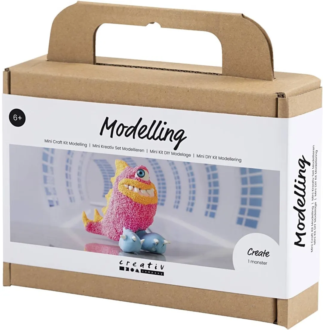 Creativ Company Mini Hobbyset Boetseren Freddy - Multikleurig