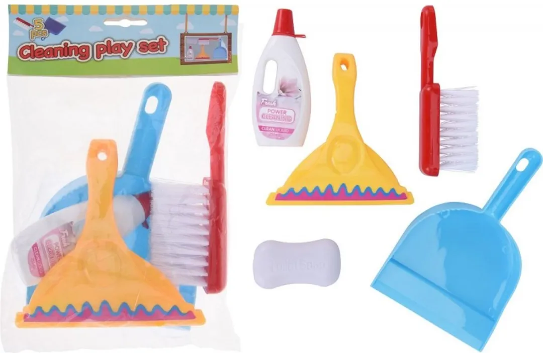 Tender Toys Schoonmaakset 5-delig - Multicolor