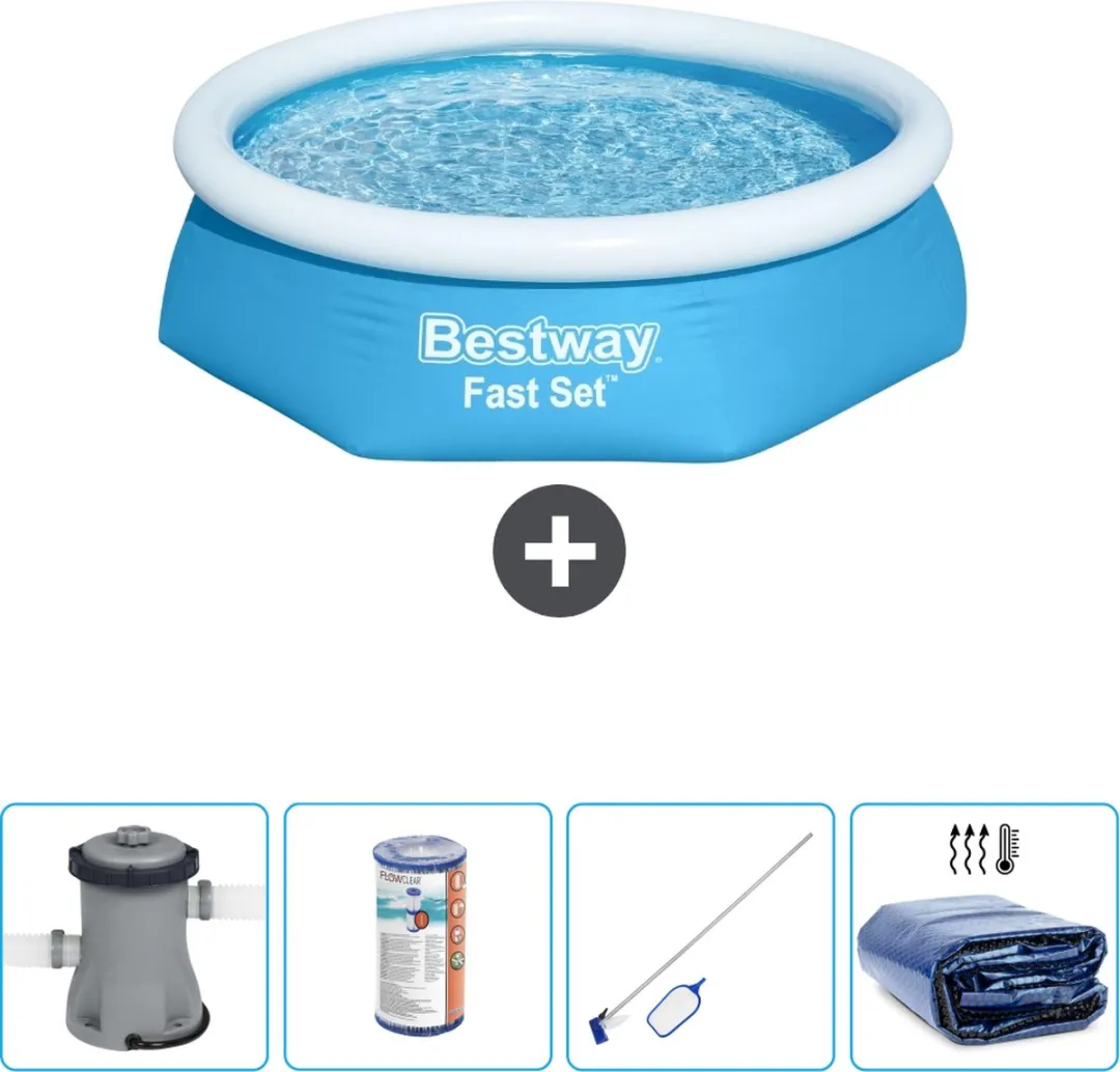 Bestway Fast Set Rond Zwembad 244x61cm