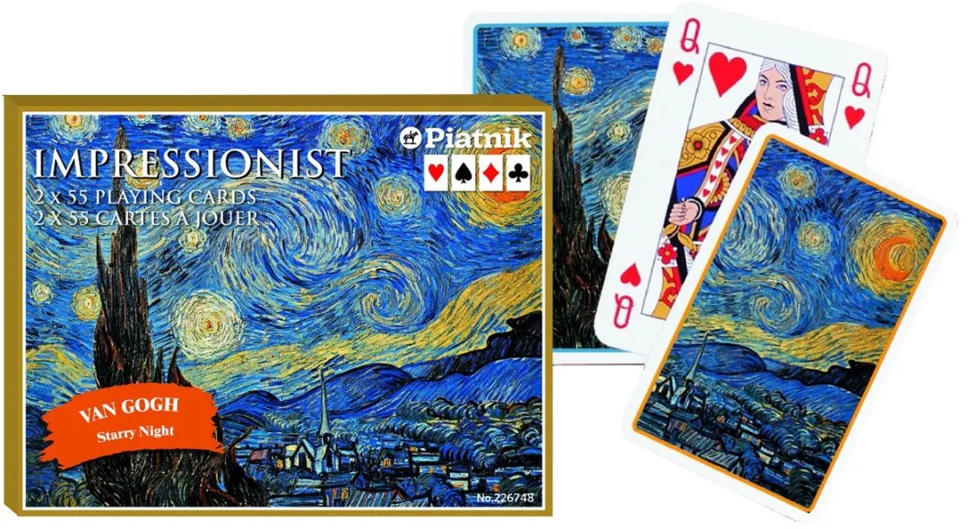 Piatnik Vincent van Gogh Sterrennacht Speelkaarten