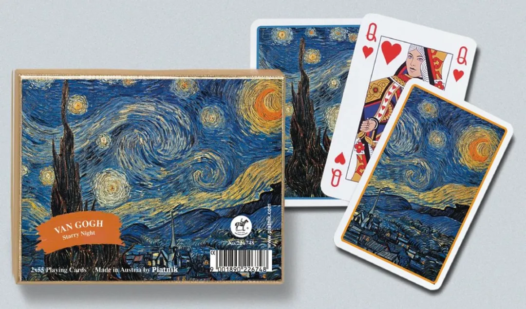 Piatnik Vincent van Gogh Sterrennacht Speelkaarten - 750367