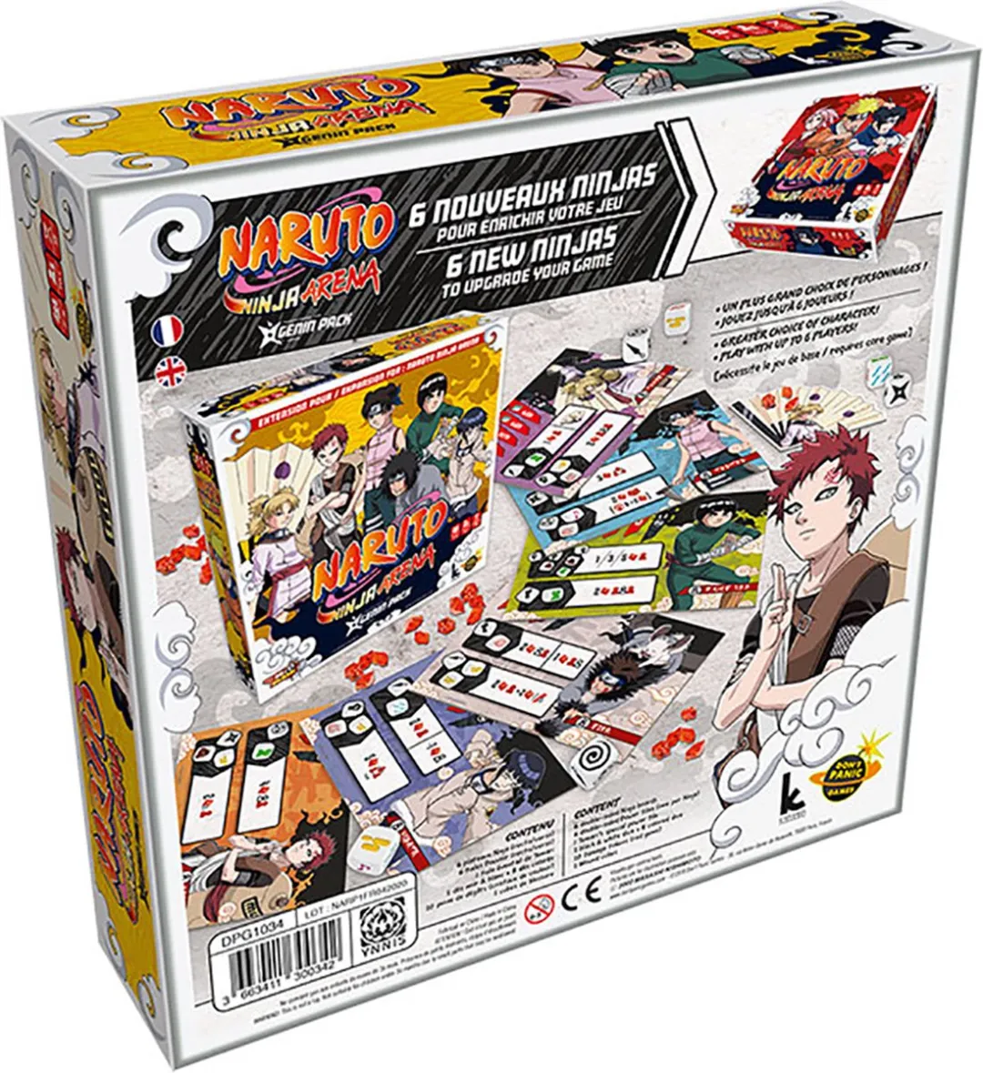 Naruto: Ninja Arena - Genin Pack Expansion - Bordspel - Engelstalig - Don't Panic Games
