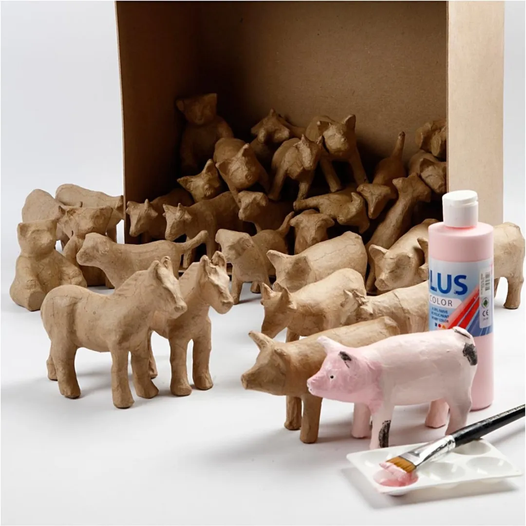Creativ Company Doos met Kleine Dieren - 60 Stuks