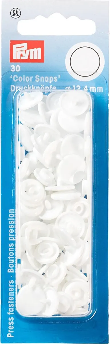 Prym Drukknoop ColorSnaps 12,4mm Wit