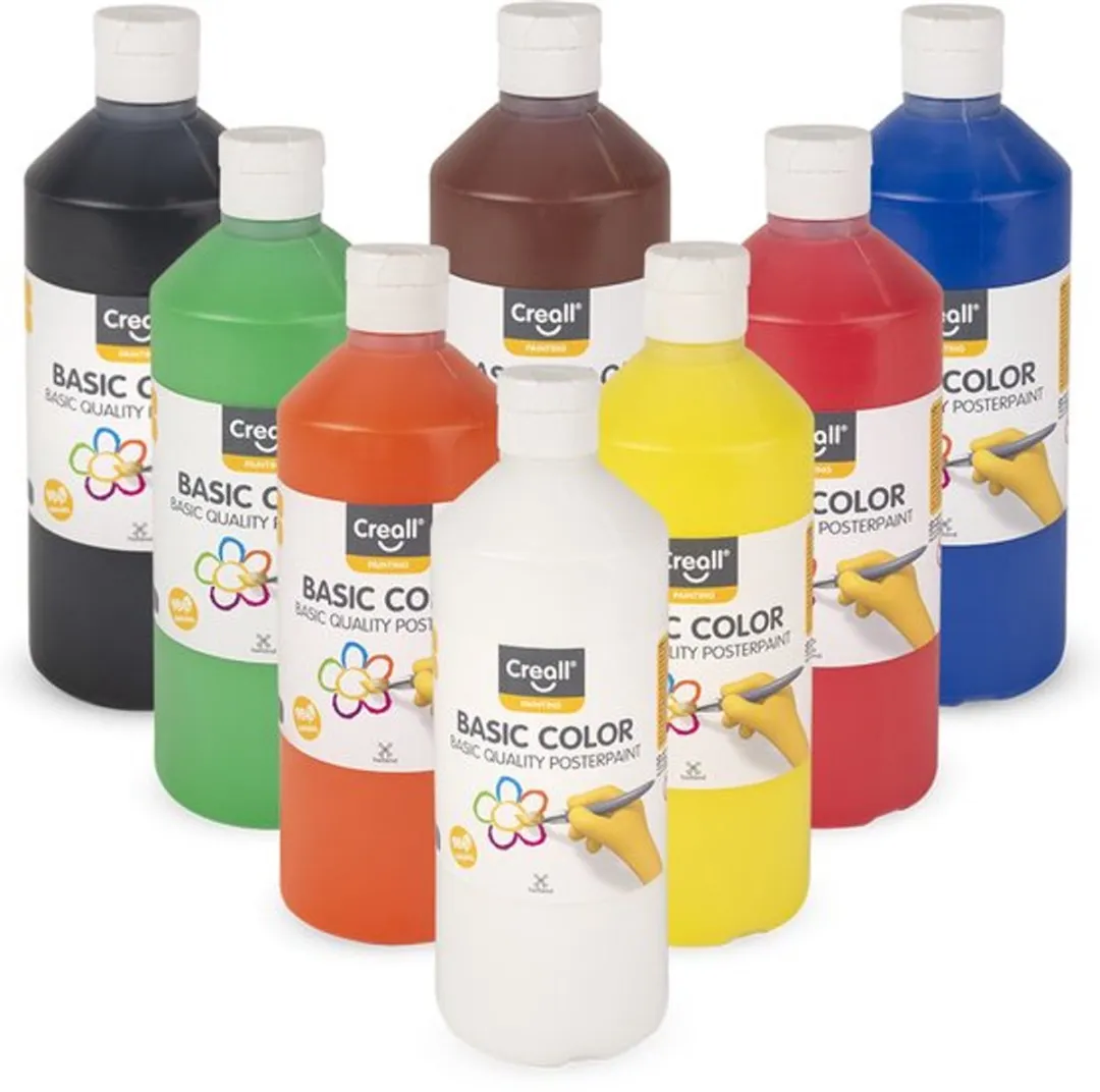 Creall Plakkaatverf Set 8x500ml