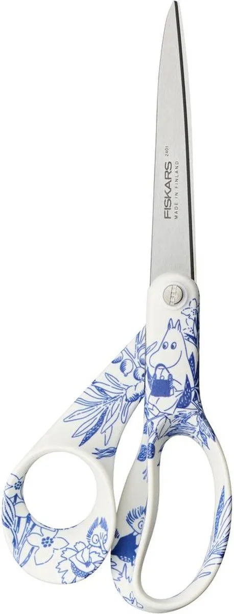 Fiskars Moomin Haru Universele Schaar 21cm - Wit/Blauw