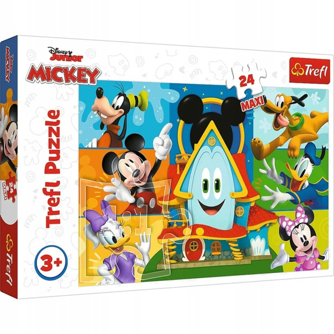 Trefl Maxi Puzzel Mickey Mouse en Vrienden 24 Stuks