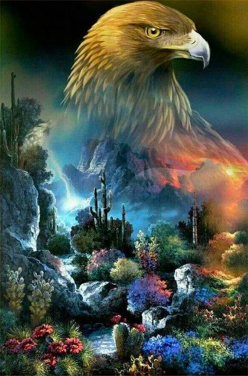 VDTOYS Diamond Painting VDTB149 Mistique Eagle