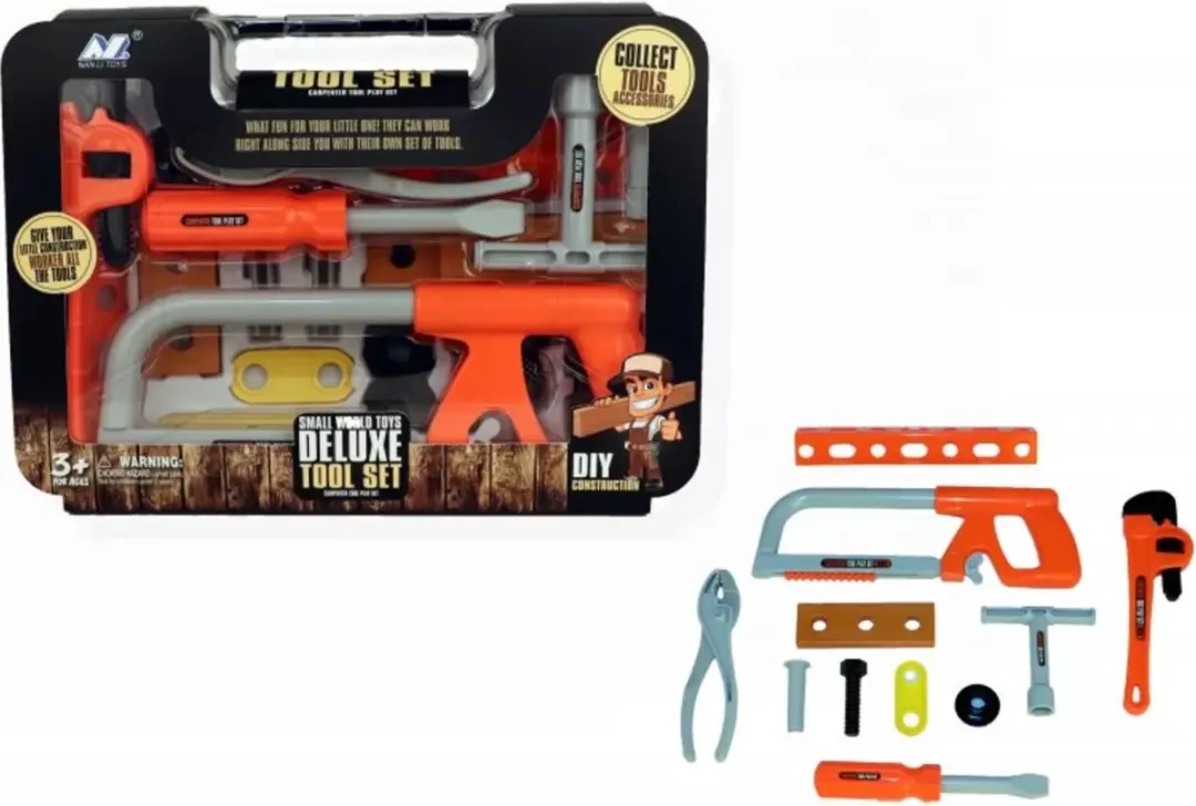Jonotoys Gereedschapset Speelgoedkoffer 25-delig - Multicolor