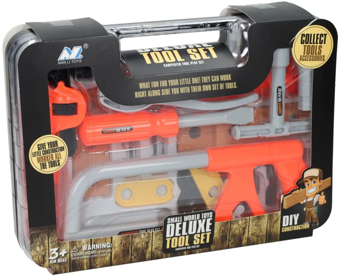 Jonotoys Gereedschapset Speelgoedkoffer 25-delig - Multicolor