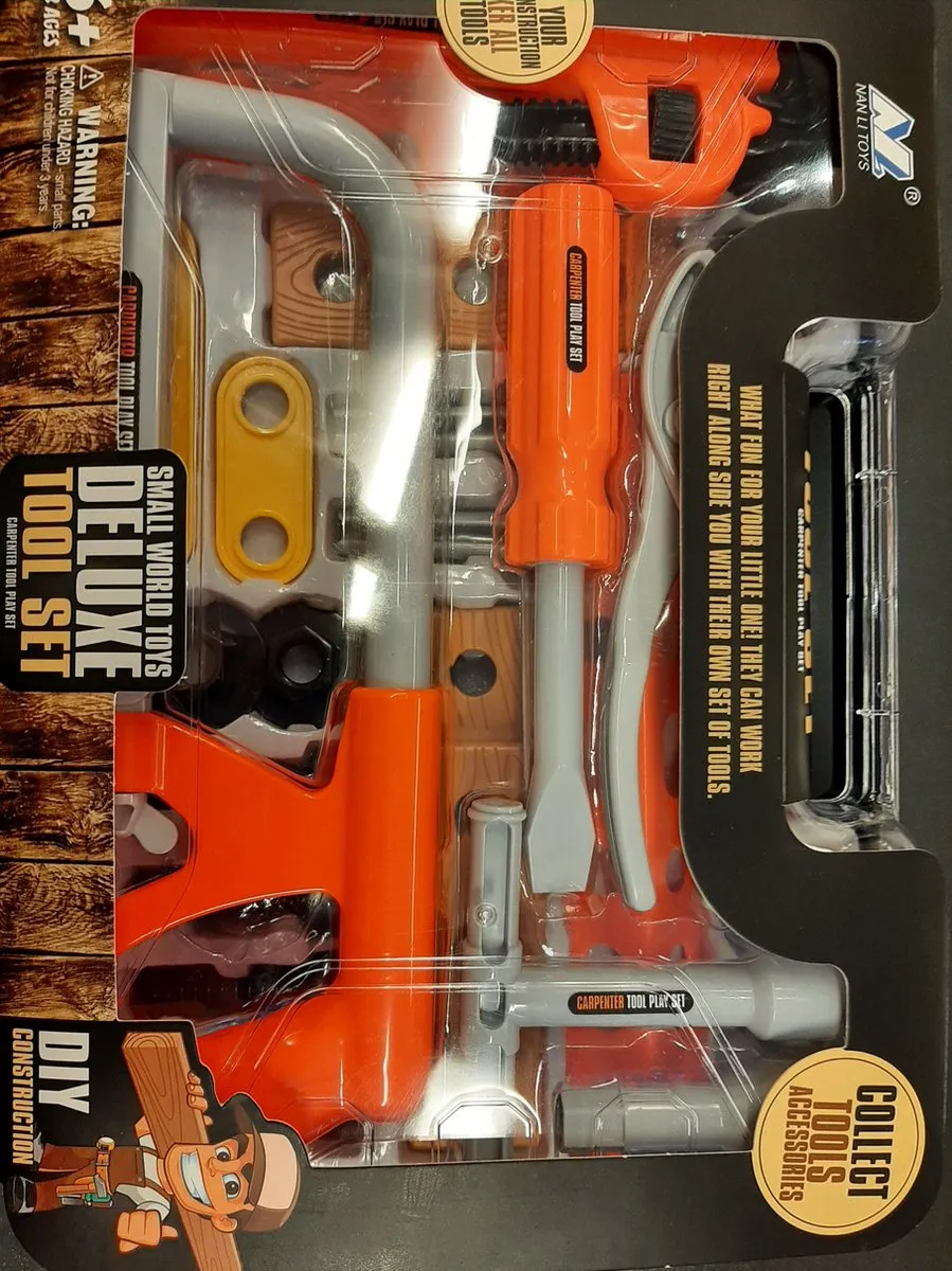 Jonotoys Gereedschapset Speelgoedkoffer 25-delig - Multicolor