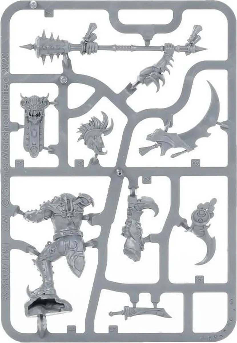 Games Workshop Hedonites of Slaanesh Lord of Pain - 8 Onderdelen - afbeelding 6 van 6