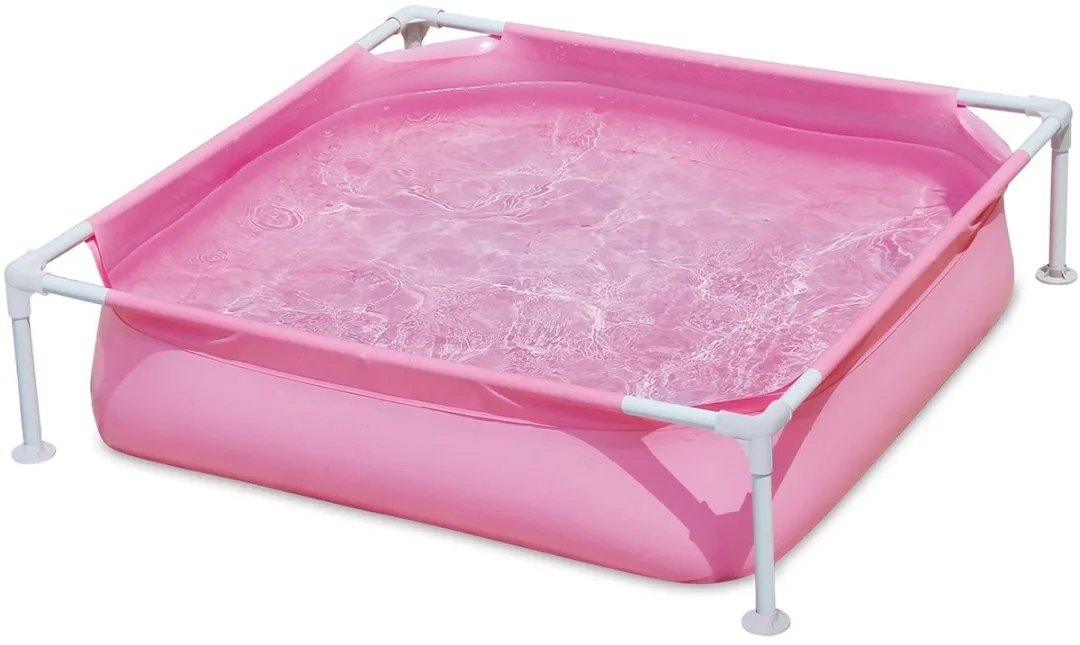 Summer Waves Opzetzwembad Multicolor 122x122x30cm