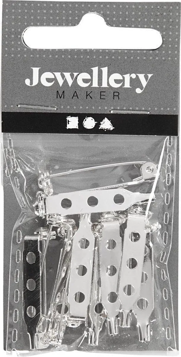 Creativ Company Brochespeld 25mm - 10 Stuks
