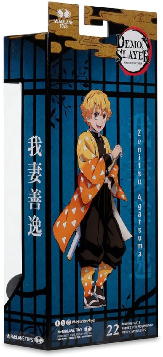 McFarlane Toys Demon Slayer Zenitsu Agatsuma Action Figure MCF13763 - 15cm - Multi