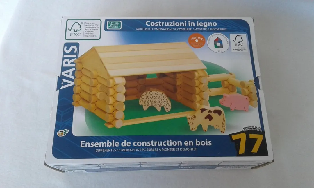 Varis Toys - Bouwdoos - 77 delig - Boerderij