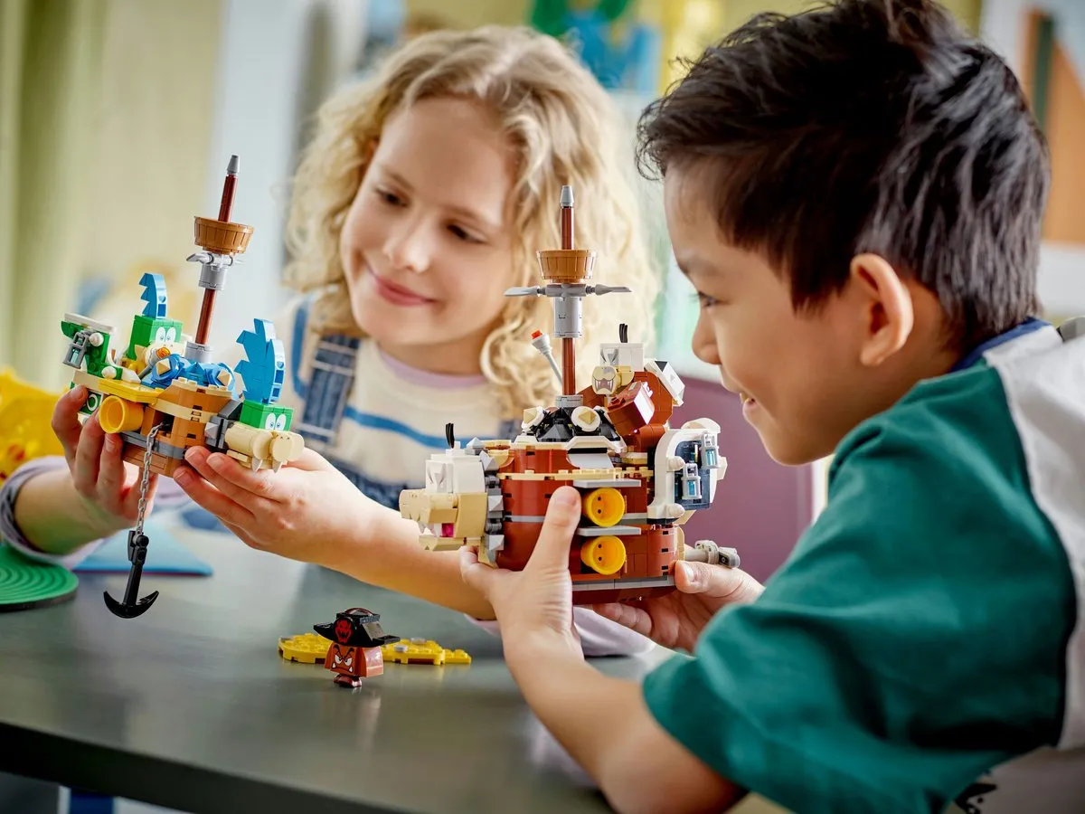 LEGO Super Mario Larry en Mortons Luchtschepen 71427 - 1062 Stukken
