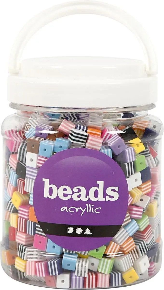 Creativ Company Creotime Kralen 950 Stuks - 8mm Multicolor