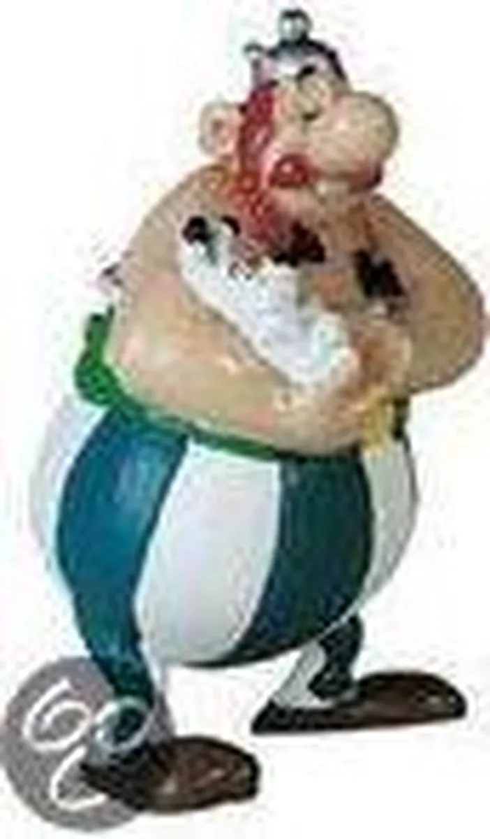 Plastoy Asterix Obelix met Dogmatix Figuur - 8cm - Multicolor