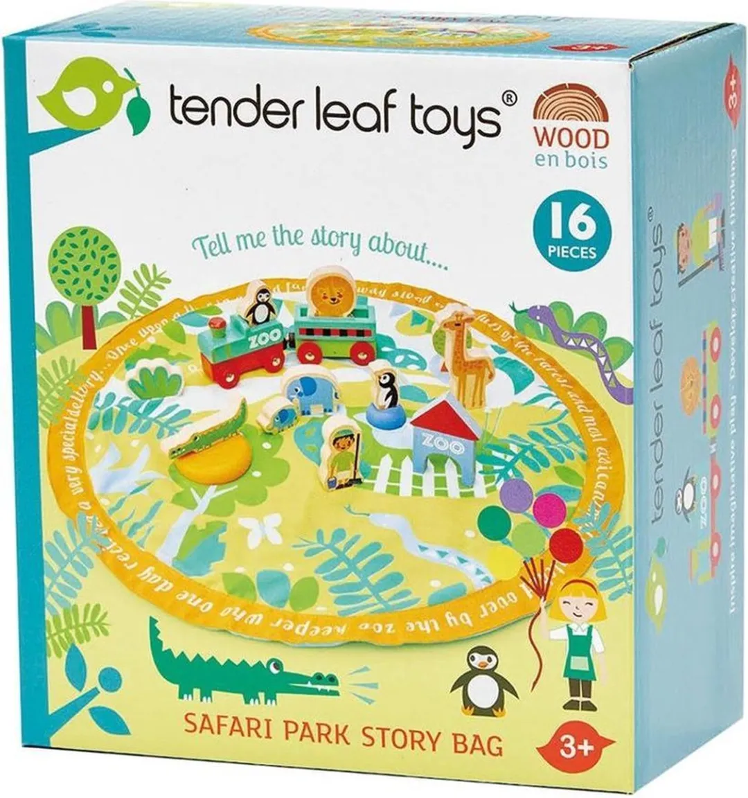 Tender Toys Safari Junior - 16-delig Multicolor