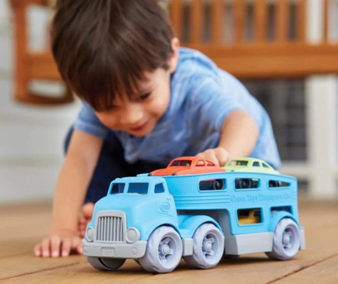 Green Toys Auto Transporter GTCCRB1237 - Blauw
