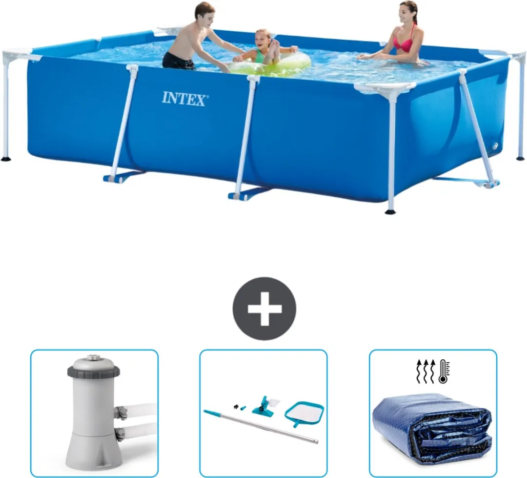 Intex Rechthoekig Frame Zwembad 300x200x75cm